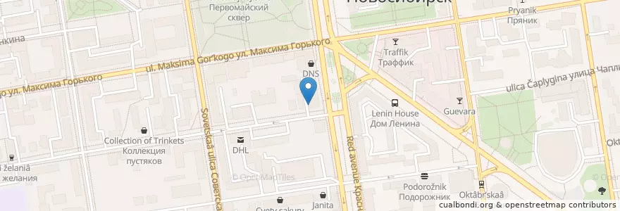 Mapa de ubicacion de Соль Перец en Rusya Federasyonu, Сибирский Федеральный Округ, Novosibirsk Oblastı, Городской Округ Новосибирск.