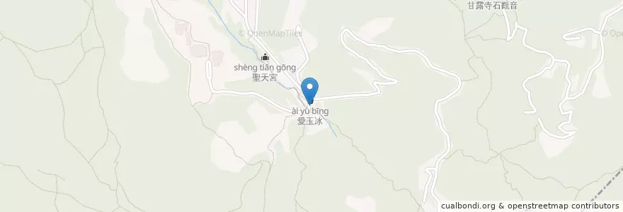 Mapa de ubicacion de 五路財神廟 en تايوان, تايبيه الجديدة, 土城區.