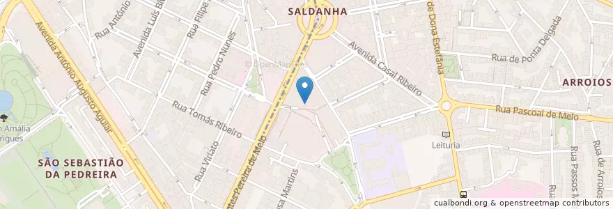 Mapa de ubicacion de Il Giardinetto en 포르투갈, Área Metropolitana De Lisboa, Lisboa, Grande Lisboa, 리스본.