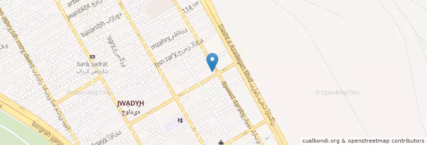 Mapa de ubicacion de مسجد حضرت ابوالفضل en Irán, Teherán, شهرستان تهران, Teherán, بخش مرکزی شهرستان تهران.