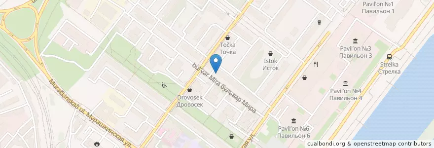 Mapa de ubicacion de Дружище en Russie, District Fédéral De La Volga, Oblast De Nijni Novgorod, Городской Округ Нижний Новгород.
