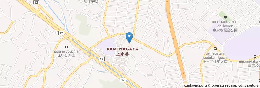 Mapa de ubicacion de 月極駐車場 en 일본, 가나가와현, 요코하마시, 港南区.