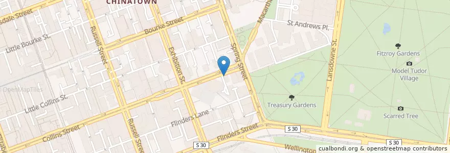 Mapa de ubicacion de Dr Johannes Kern en أستراليا, ولاية فيكتوريا, City Of Melbourne.