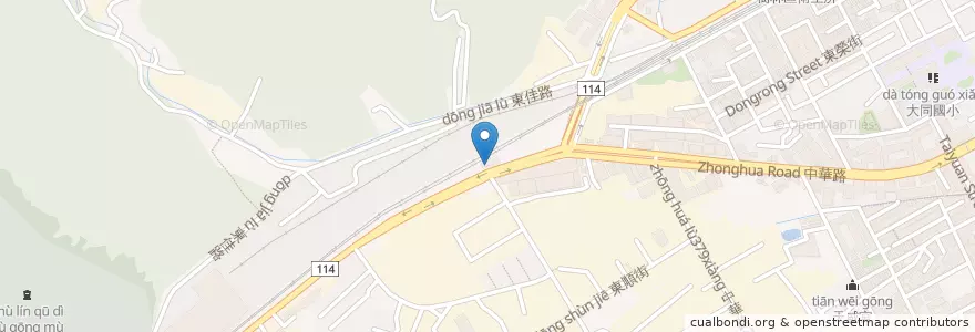 Mapa de ubicacion de 我行我素 en تایوان, 新北市, 樹林區.