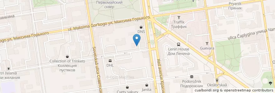 Mapa de ubicacion de Puppen Haus en روسیه, Сибирский Федеральный Округ, استان نووسیبیرسک, Городской Округ Новосибирск.
