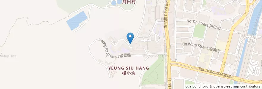 Mapa de ubicacion de 流動郵政局:山景邨 Mobile Post Office: Shan King Estate en China, Hong Kong, Provincia De Cantón, Nuevos Territorios, 屯門區 Tuen Mun District.