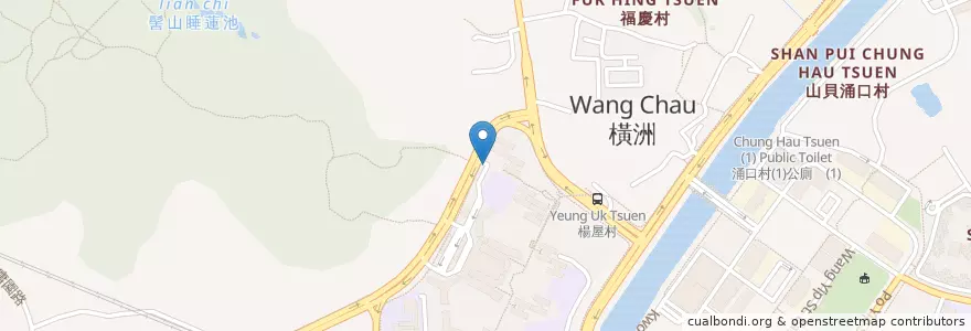 Mapa de ubicacion de 流動郵政局:朗屏邨 Mobile Post Office: Long Ping Estate en Китай, Гонконг, Гуандун, Новые Территории, 元朗區 Yuen Long District.