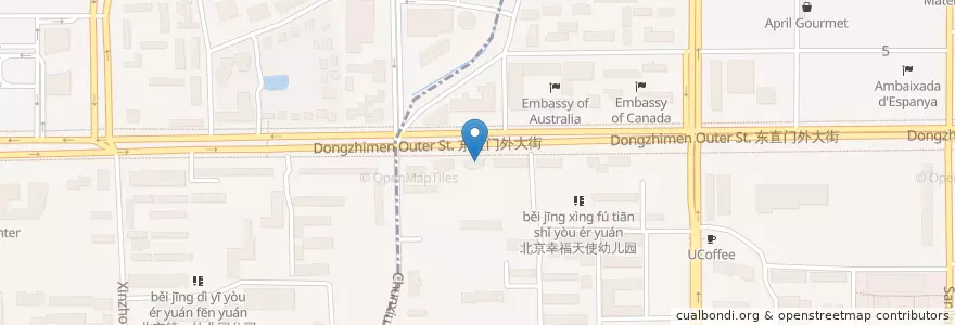 Mapa de ubicacion de Paddy O'Shea's en 중국, 베이징시, 허베이성, 朝阳区 / Chaoyang.