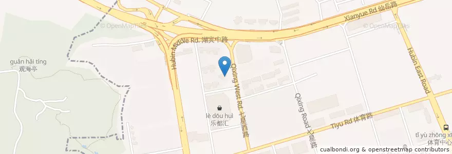 Mapa de ubicacion de 中国农业银行厦门岳阳支行营业厅 en China, Fujian, Siming.