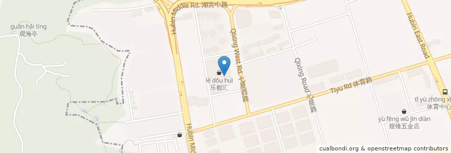 Mapa de ubicacion de 稀货.家常美食 en Çin, Fujian, 思明区.