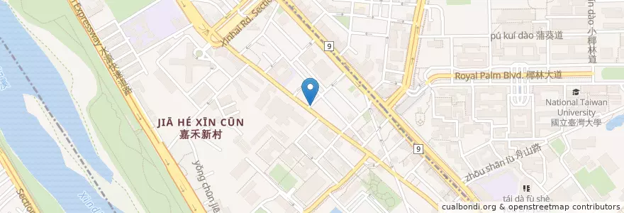 Mapa de ubicacion de e Coffee en تايوان, تايبيه الجديدة, تايبيه.