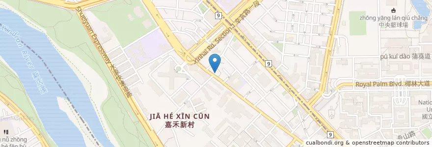 Mapa de ubicacion de 麗江小館 en 臺灣, 新北市, 臺北市, 中正區.