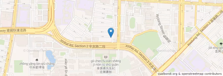 Mapa de ubicacion de 池先生咖哩屋 en 台湾, 新北市, 台北市, 大安区.