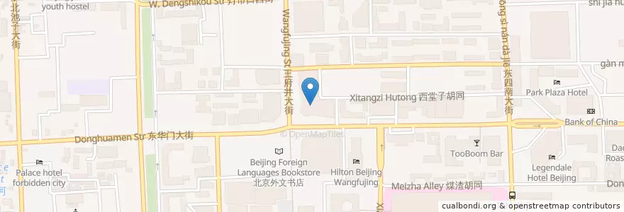 Mapa de ubicacion de 海底捞火锅 en 中国, 北京市, 河北省, 东城区.
