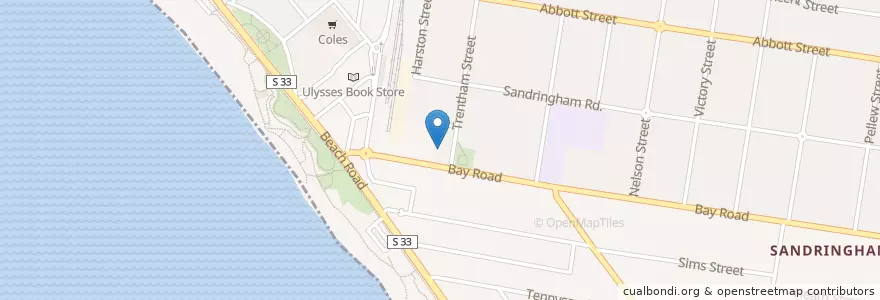 Mapa de ubicacion de St. Leigh Private Nursing Home en オーストラリア, ビクトリア, City Of Bayside.