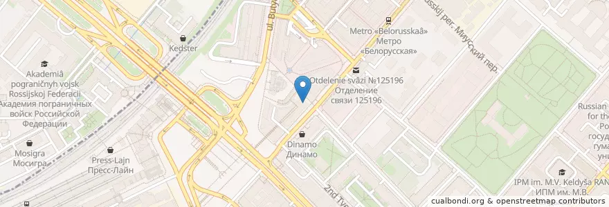 Mapa de ubicacion de Кофе Ин en روسيا, Центральный Федеральный Округ, Москва, Центральный Административный Округ, Тверской Район.