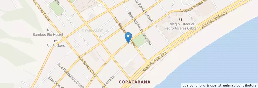 Mapa de ubicacion de DeRose Method - Copacabana en Brasil, Região Sudeste, Rio De Janeiro, Região Metropolitana Do Rio De Janeiro, Região Geográfica Imediata Do Rio De Janeiro, Região Geográfica Intermediária Do Rio De Janeiro, Rio De Janeiro.