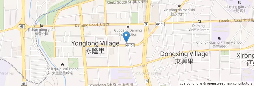 Mapa de ubicacion de 豆香築 Bean's 輕食咖啡館 en Tayvan, Taichung, 大里區.