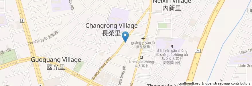 Mapa de ubicacion de 惠羣牙醫診所 en 臺灣, 臺中市, 大里區.