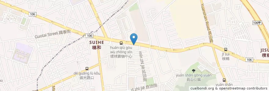 Mapa de ubicacion de 民揚診所 en Taiwan, 新北市, 中和區, 板橋區.