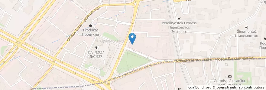 Mapa de ubicacion de Открытие en Rússia, Distrito Federal Central, Москва, Центральный Административный Округ, Красносельский Район.