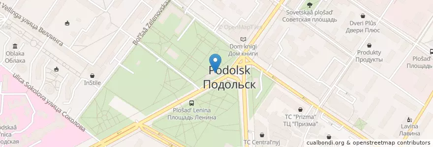 Mapa de ubicacion de Стардог!s en روسيا, Центральный Федеральный Округ, محافظة موسكو, Городской Округ Подольск.