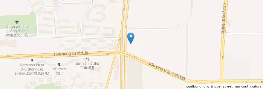 Mapa de ubicacion de 中国农业银行 en الصين, بكين, خبي, 朝阳区 / Chaoyang.