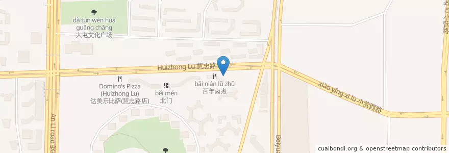 Mapa de ubicacion de 江织田日本料理 en 中国, 北京市, 河北省, 朝阳区 / Chaoyang.