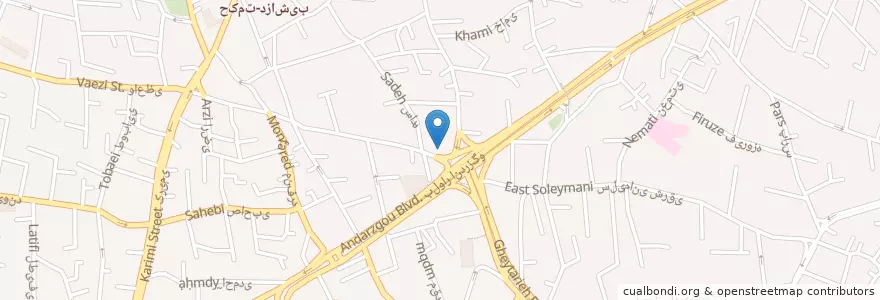 Mapa de ubicacion de خانه کباب en Iran, Teheran, شهرستان شمیرانات, Teheran, بخش رودبار قصران.