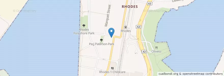 Mapa de ubicacion de Adiamo en 오스트레일리아, New South Wales, 시드니.