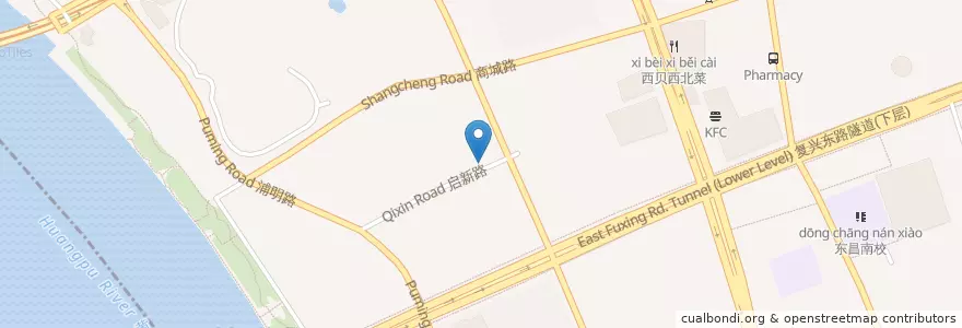 Mapa de ubicacion de School cengizhan en 中国, 上海市, 浦东新区.