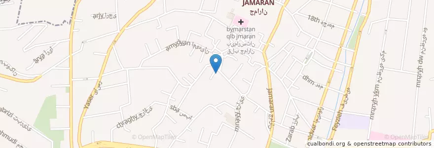 Mapa de ubicacion de حسینیه شماره ۲ جماران en Иран, Тегеран, شهرستان شمیرانات, Тегеран, بخش رودبار قصران.