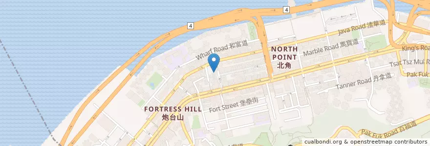 Mapa de ubicacion de 太平燒味飯店 en Çin, Guangdong, Hong Kong, Hong Kong Adası, Yeni Bölgeler, 東區 Eastern District.