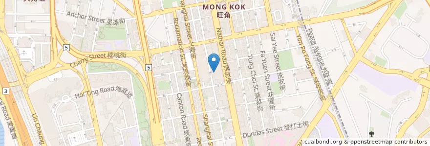 Mapa de ubicacion de 稻香超級漁港 Tao Heung en China, Guangdong, Hongkong, Kowloon, New Territories, 油尖旺區 Yau Tsim Mong District.