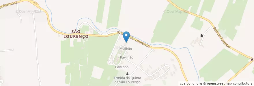 Mapa de ubicacion de Café e Casa de Chá en 포르투갈, Açores, Faial, Horta.