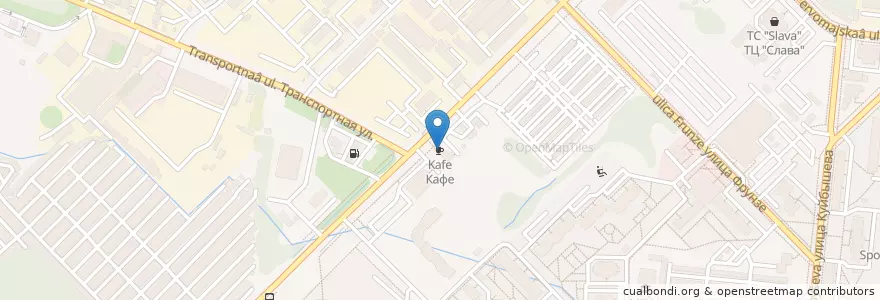 Mapa de ubicacion de Кафе en Россия, Центральный Федеральный Округ, Московская Область, Городской Округ Ступино.