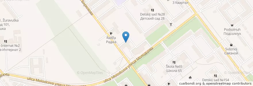 Mapa de ubicacion de Тайна вкуса, служба доставки готовых блюд en Russie, District Fédéral Central, Oblast De Riazan, Городской Округ Рязань.