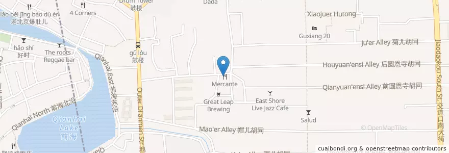 Mapa de ubicacion de Mercante en China, Pekín, Hebei, 东城区.