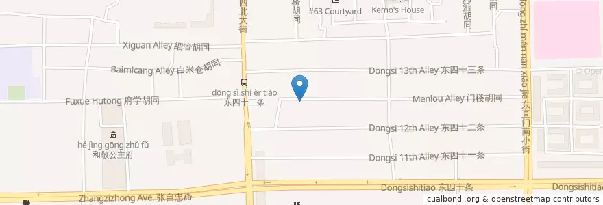 Mapa de ubicacion de The Distillery by Capital Spirits en China, Beijing, Hebei, Dongcheng District.