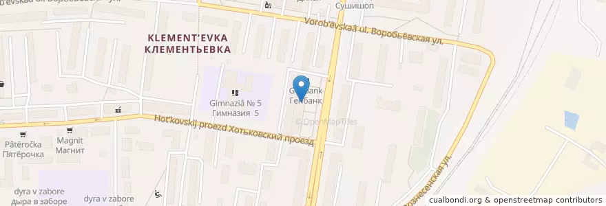 Mapa de ubicacion de Сбербанк en ロシア, 中央連邦管区, モスクワ州, Сергиево-Посадский Городской Округ.