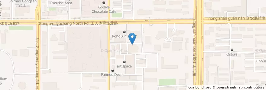 Mapa de ubicacion de The Taco Bar en 中国, 北京市, 河北省, 朝阳区 / Chaoyang.