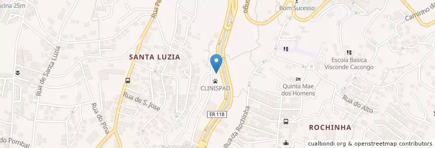 Mapa de ubicacion de GALP en Португалия, Funchal (Santa Luzia), Funchal (Santa Maria Maior).