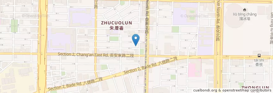 Mapa de ubicacion de Le Brister en 臺灣, 新北市, 臺北市, 松山區.