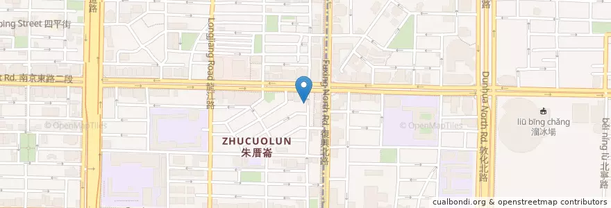 Mapa de ubicacion de Machikaka Wacafe en Taiwan, Nuova Taipei, Taipei, Distretto Di Songshan.