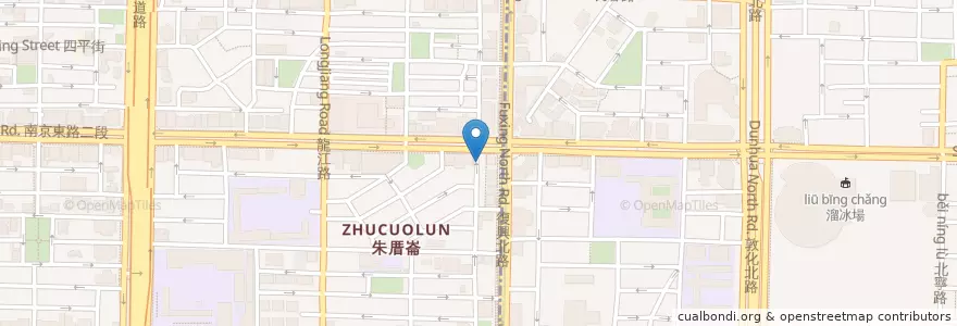 Mapa de ubicacion de Paste義食 en Tayvan, 新北市, Taipei, 松山區.