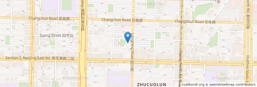 Mapa de ubicacion de 晨星蒙特梭幼兒園 en 台湾, 新北市, 台北市, 中山区.