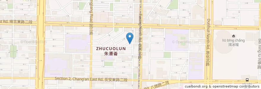 Mapa de ubicacion de 美味廚 en Taïwan, Nouveau Taipei, Taipei, District De Songshan.