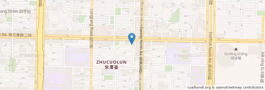 Mapa de ubicacion de 佐藤養助地 en Taiwan, Nuova Taipei, Taipei, Distretto Di Songshan.
