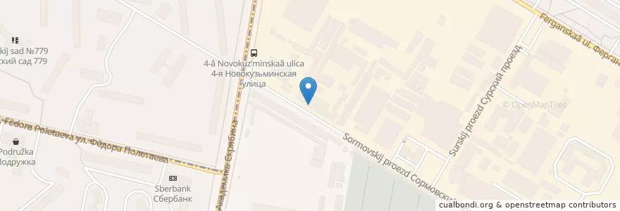 Mapa de ubicacion de Чайна клуб en Rusia, Distrito Federal Central, Москва, Юго-Восточный Административный Округ, Район Выхино-Жулебино.