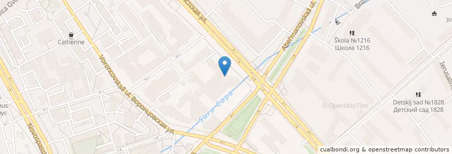 Mapa de ubicacion de Starbucks en Russia, Distretto Federale Centrale, Москва, Центральный Административный Округ, Таганский Район.